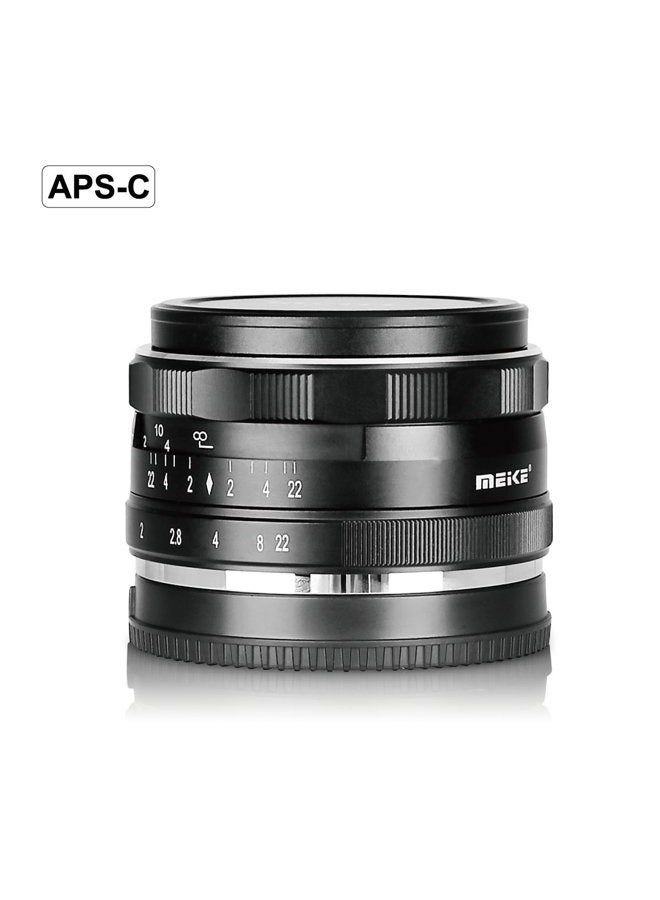 Meike 35mm f1.7 Large Aperture Manual Focus APSC Lens Compatible with Fujifilm X Mount Mirrorless Camera X-T3 X-H1 X-Pro2 X-E3 X-T1 X-T2 X-T4 X-T5 X-T10 X-T20 X-T200 X-A2 X-E2 X-E1 X30 X70 X-A1 XPro1 - Image 2